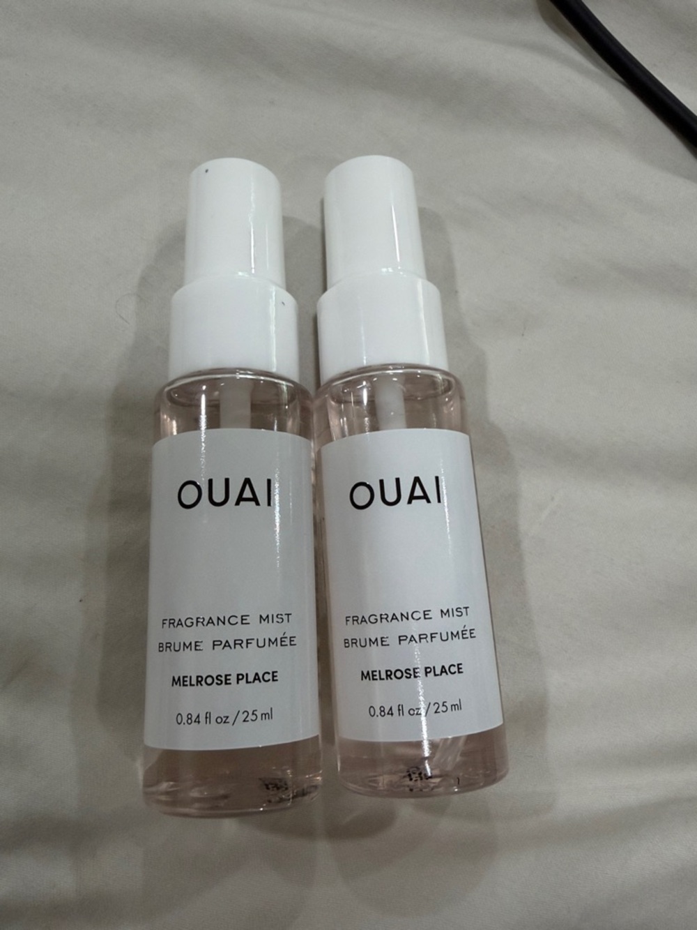 OUAI Melrose Place Fragrance Mist Duo - Soft Pink & White